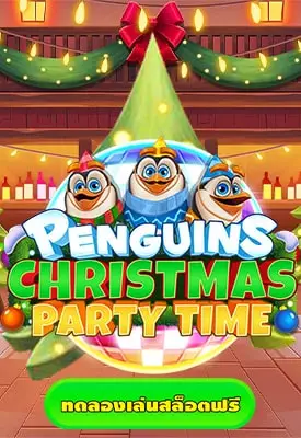 Penguins Christmas Party Time